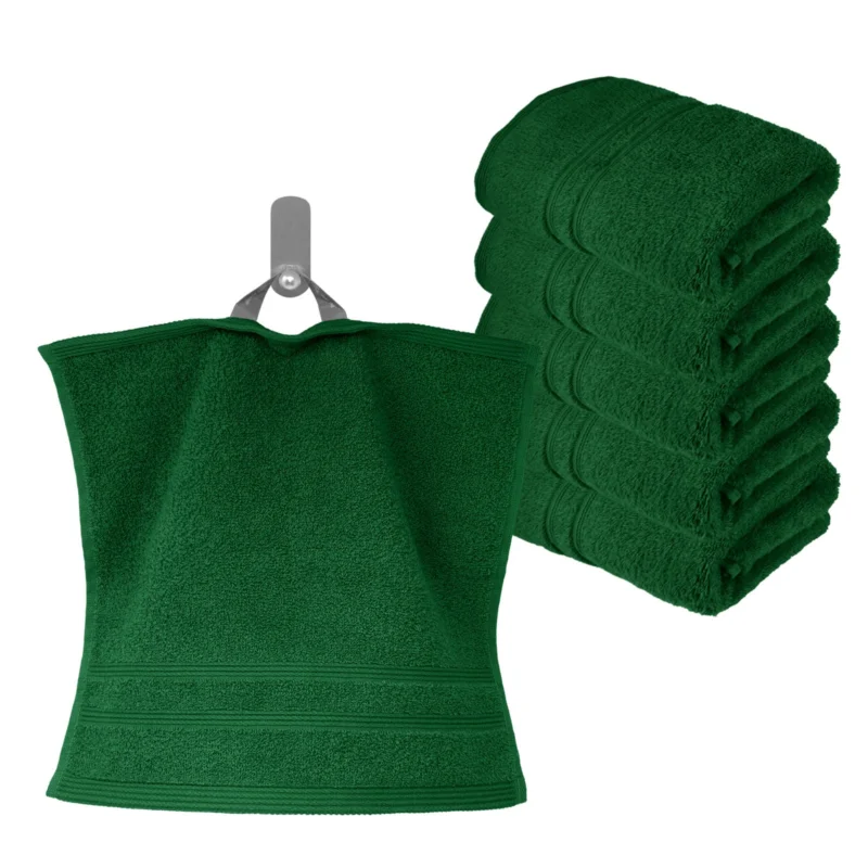 Waschlappen Set 30x30 cm 6 Stück Grün - Tannen