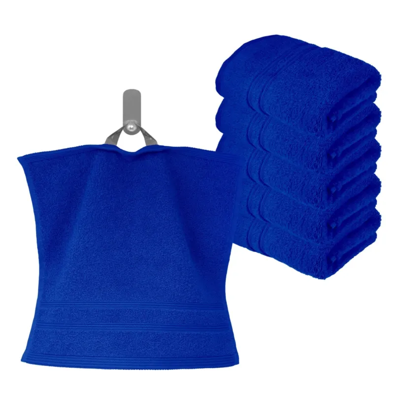 Waschlappen Set 30x30 cm 6 Stück Blau - Azur