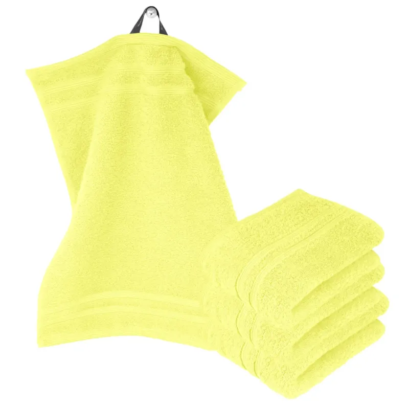 Gästehandtücher Set 30x50 cm 4 Stück Grün - Anis