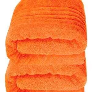 Saunahandtuch groß 80x200 cm 2er Set Orange - Clementinen