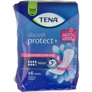 TENA Discreet Protect+ Maxi – Verbanden voor urineverlies - 6 stuks