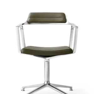 VIPP452 Swivel Chair, bosco grün Leder fra Vipp