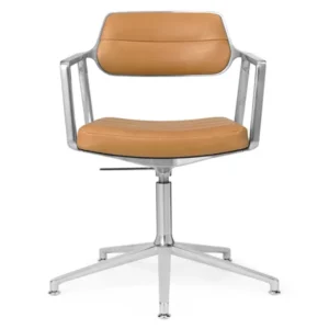 VIPP453 Swivel+ Chair, camel Leder von Vipp